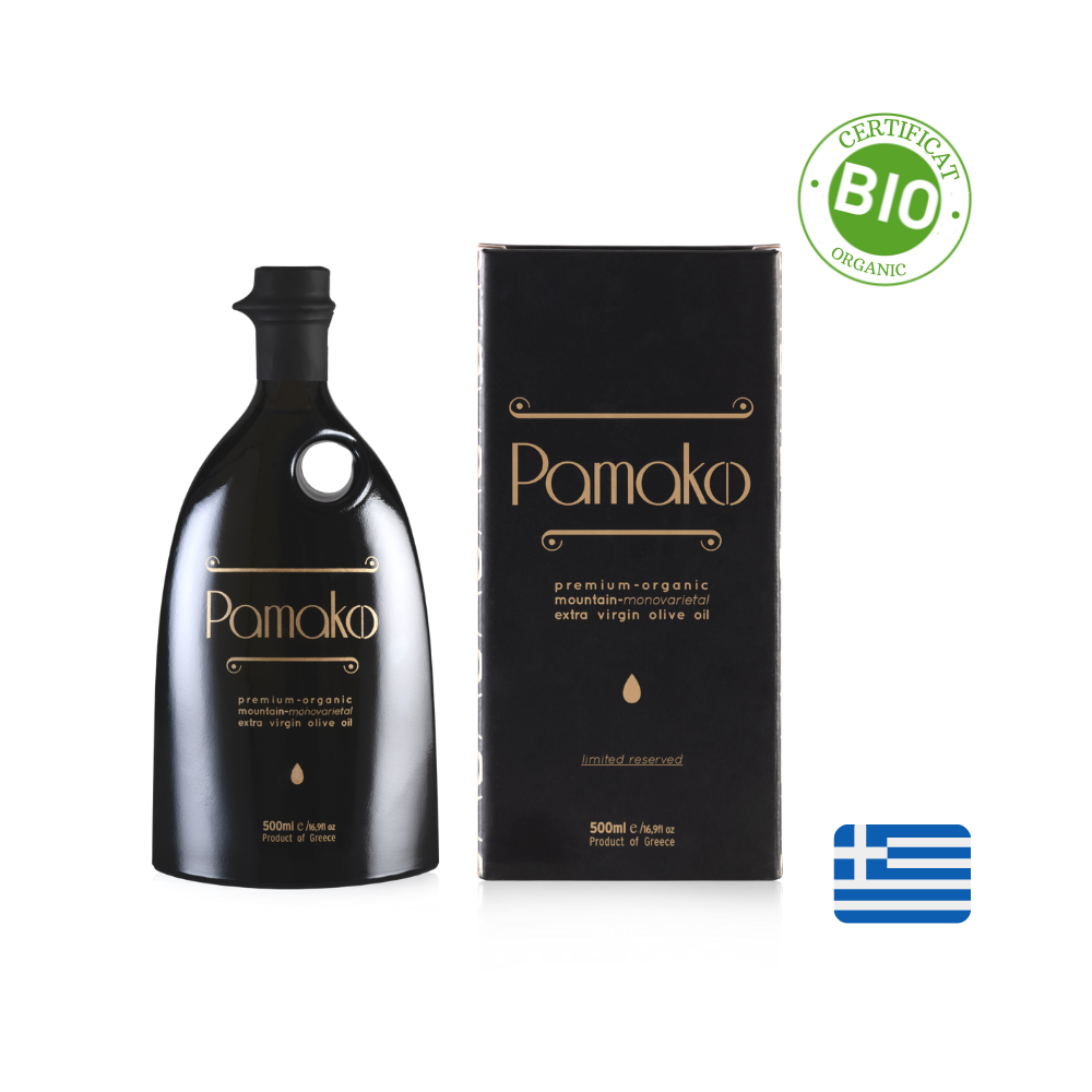 Pamako BIO Monocultivar 500ml Ulei de măsline extravirgin cu conținut ridicat de polifenoli