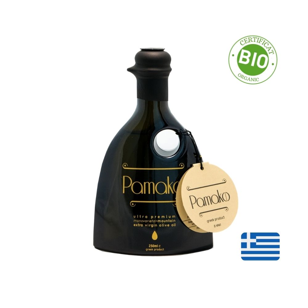 Pamako BIO Monocultivar 250ml Ulei de măsline extravirgin cu conținut ridicat de polifenoli
