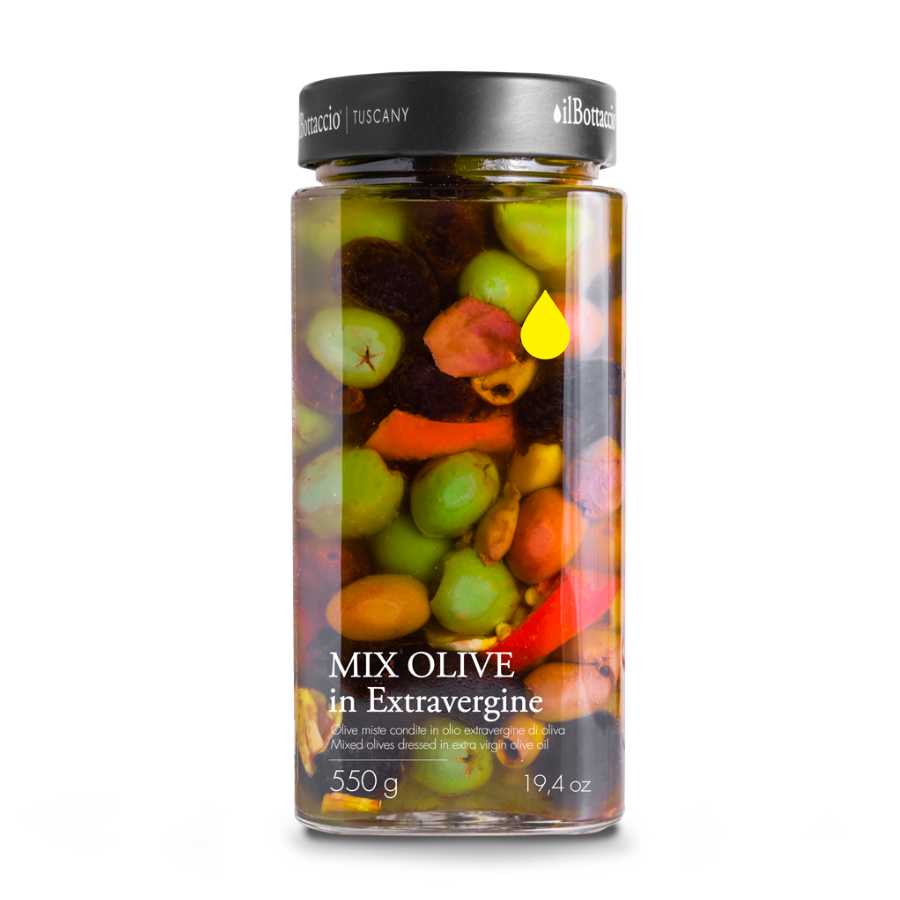 Mix de masline in ulei de masline extravirgin 550g