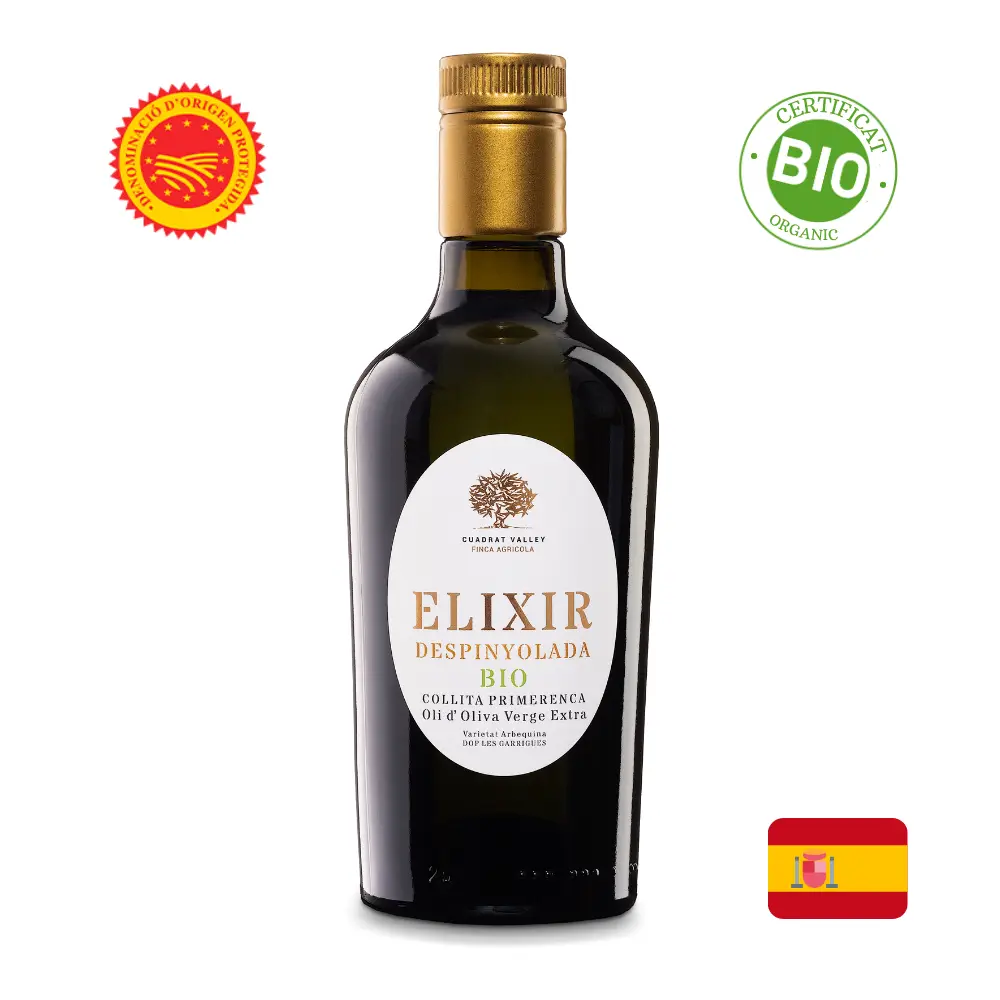 Elixir Arbequina Bio fara samburi Ulei de masline extravirgin 500ml