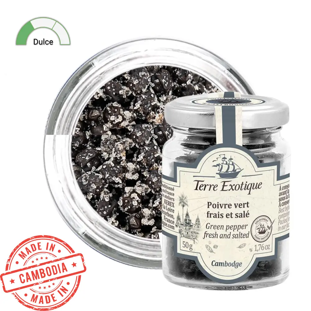 Piper verde proaspat in sare 50g
