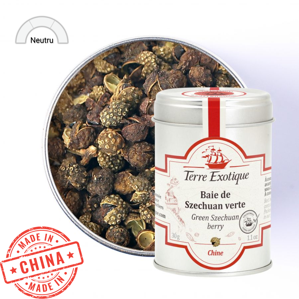 Piper Boabe de Szechuan verde 30g