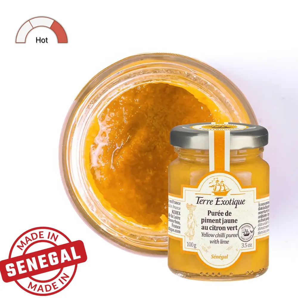 Piure de chili galben cu lime 100g