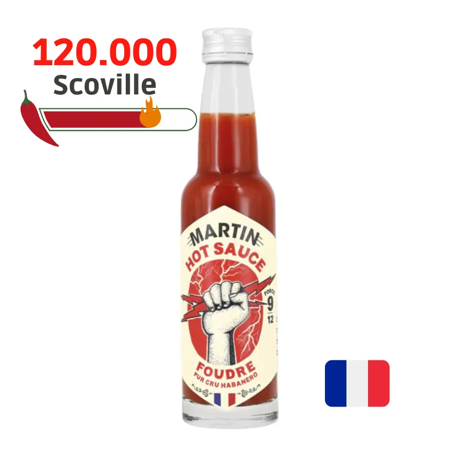 Sos iute Foudre cu habanero rosu 100ml