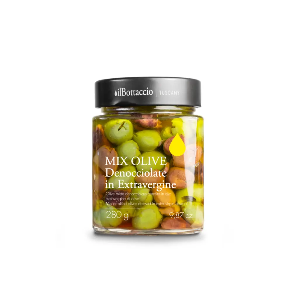 Mix de masline fara samburi in ulei de masline 280g