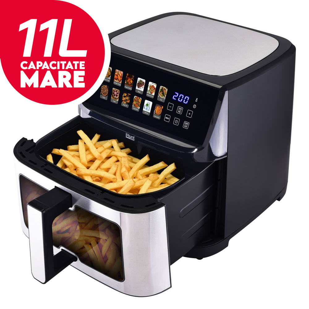 Friteuza cu aer cald iHunt Bro Air Fryer 11L