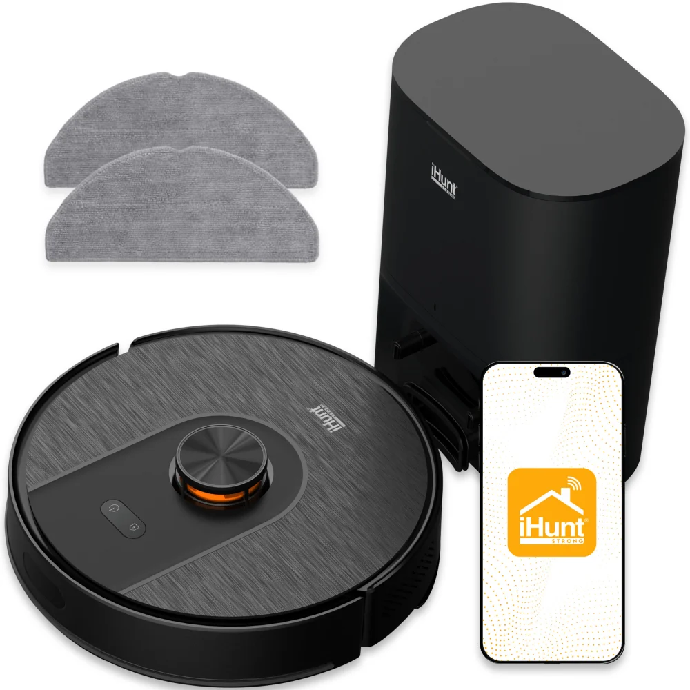 Robot aspirare cu mop iHunt BRO Robo Clean V6 AutoBase