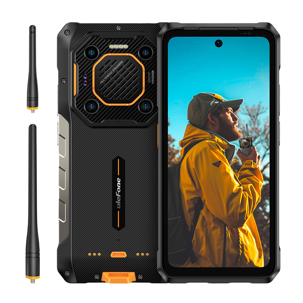 Telefon Ulefone Armor 26 Ultra Walkie-talkie 5G 8-Core Dimensity 8020 6.78-inch 120Hz IPS 12GB + 512GB NFC Infrarosu 15600mAh 120W IP68 IP69K Android 13