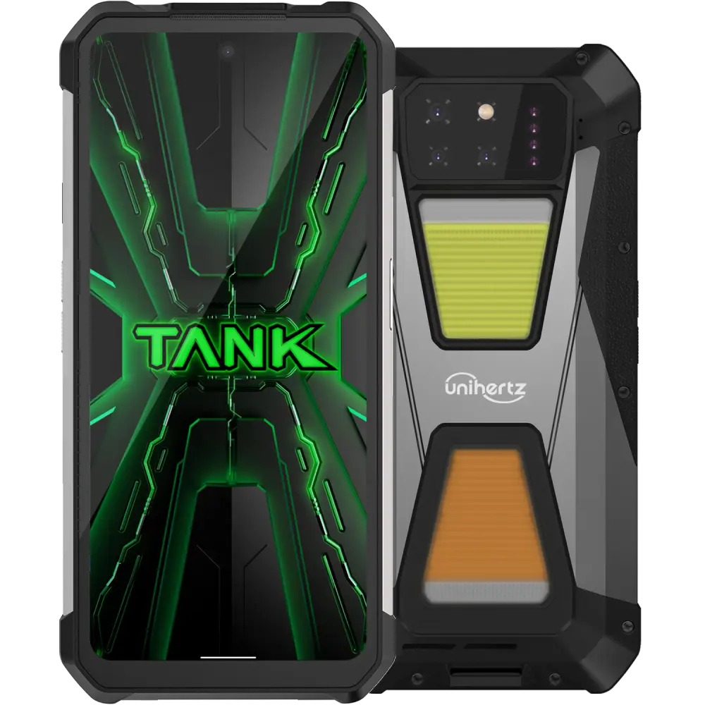Telefon rezistent Unihertz 8849 Tank 3s, 5G, 6.79   120Hz, Dimensity 8200, 12GB RAM, 256GB, NFC, Video Proiector, Android 14