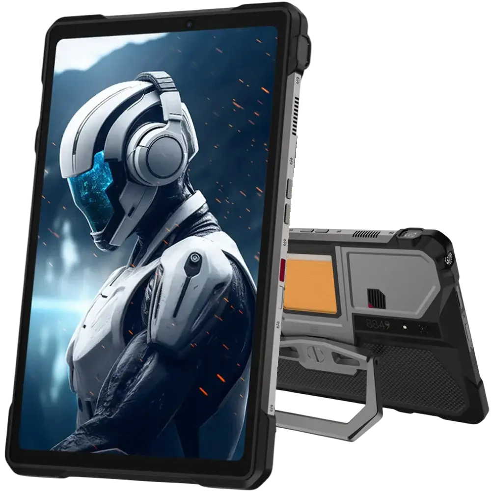 Tableta rugged Unihertz 8849 TANK Pad E, 4G, Dual SIM, 11-inch 120Hz, 12GB RAM + 512GB, NFC, DLP Video Proiector, 21200mAh, Android 14
