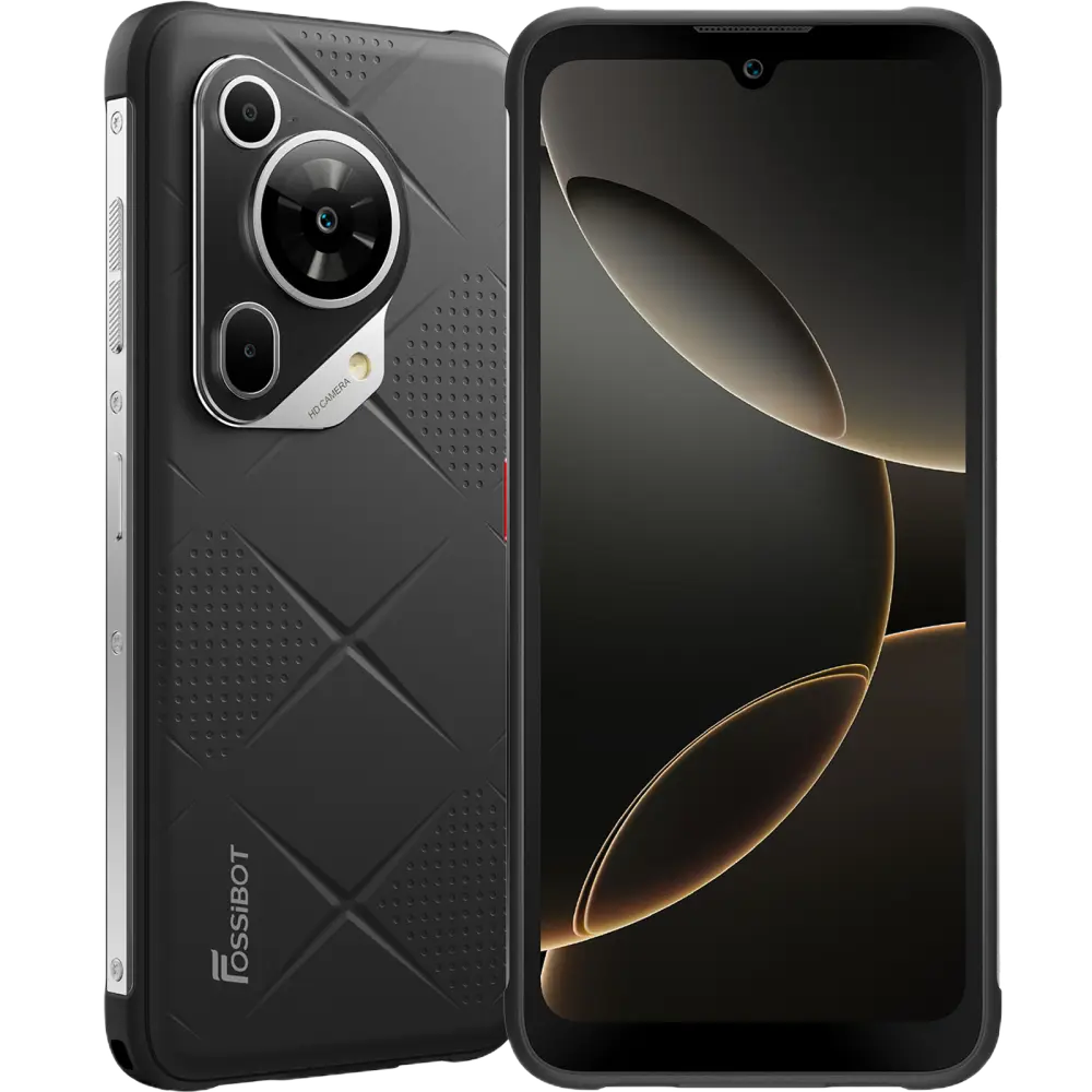 Telefon Fossibot F112 Pro, 5G, 6.88   120Hz, Dimensity 6300, 20GB RAM, 256GB, NFC, 7150mAh, Android 14, Black