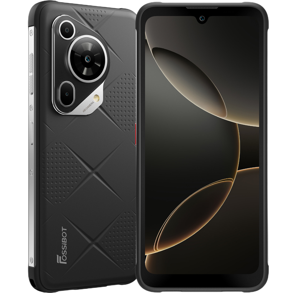 Telefon Fossibot F112 Pro, 5G, 6.88   120Hz, Dimensity 6300, 20GB RAM, 256GB, NFC, 7150mAh, Android 14, Black