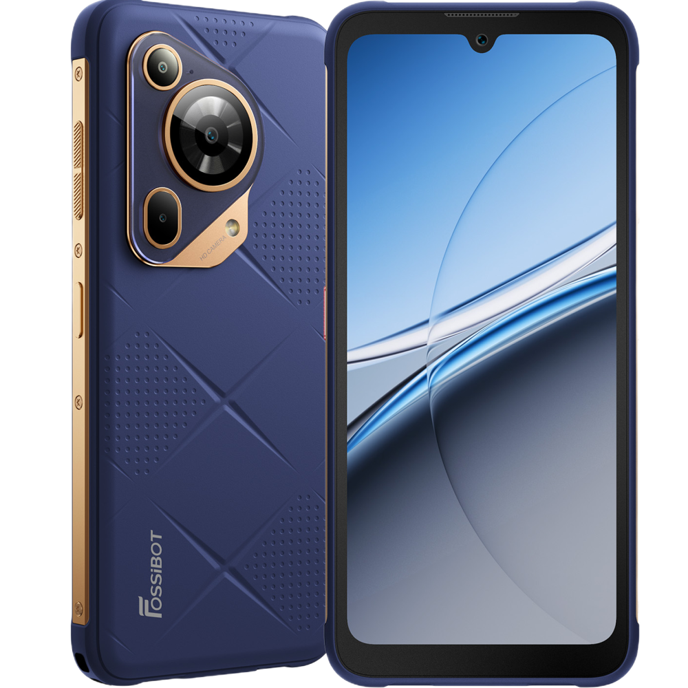 Telefon Fossibot F112 Pro, 5G, 6.88   120Hz, Dimensity 6300, 20GB RAM, 256GB, NFC, 7150mAh, Android 14, Blue