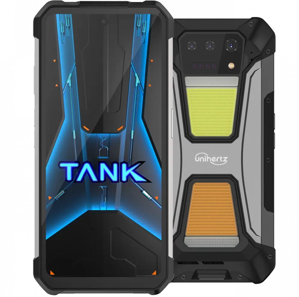 Telefon rezistent Unihertz 8849 Tank 2 Pro, 4G, 6.79   120Hz, Helio G99, 12GB RAM, 512GB, NFC, Video Proiector Laser, 23800mAh, Android 14