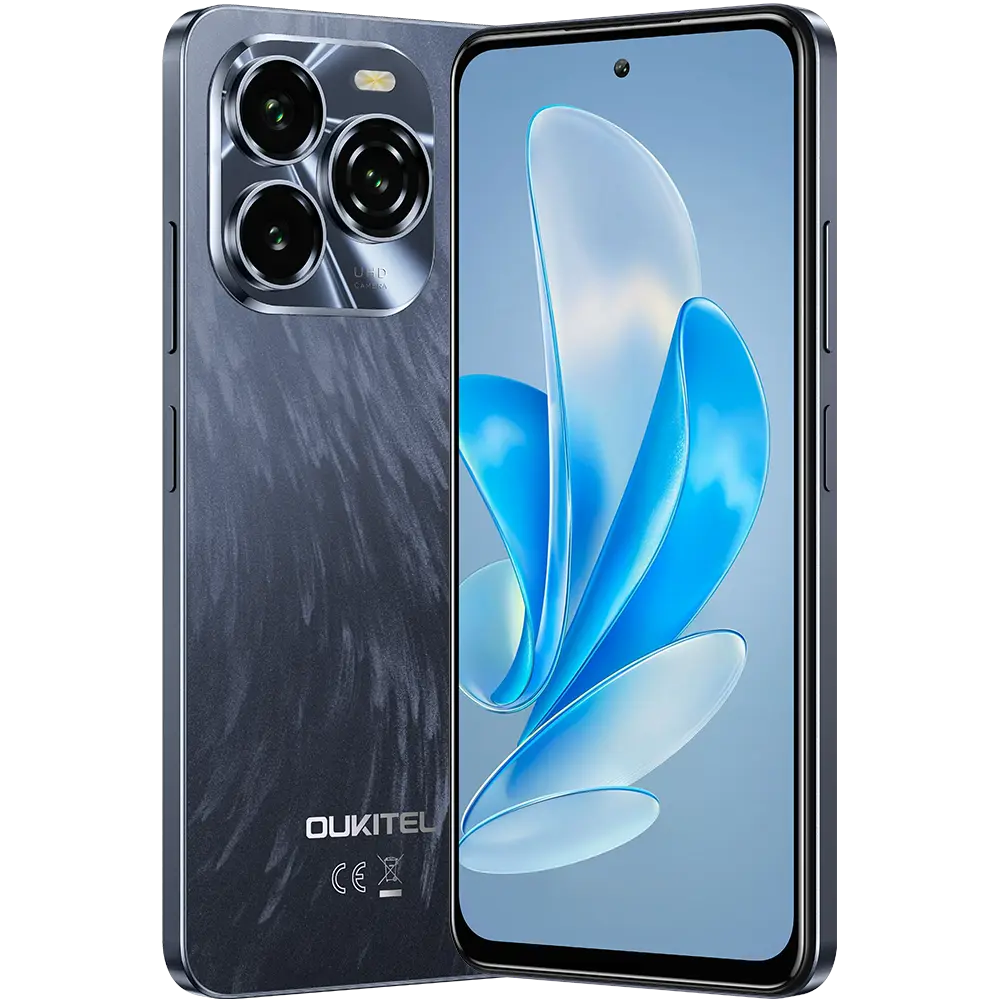 Telefon Oukitel C65, 4G, 6.7   90Hz, T606, 4GB RAM, 128GB, GPS, Amprenta, Radio FM, Android 15, Blue