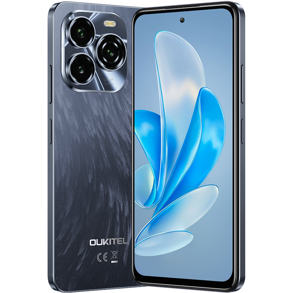 Telefon Oukitel C65, 4G, 6.7   90Hz, T606, 4GB RAM, 128GB, GPS, Amprenta, Radio FM, Android 15, Blue