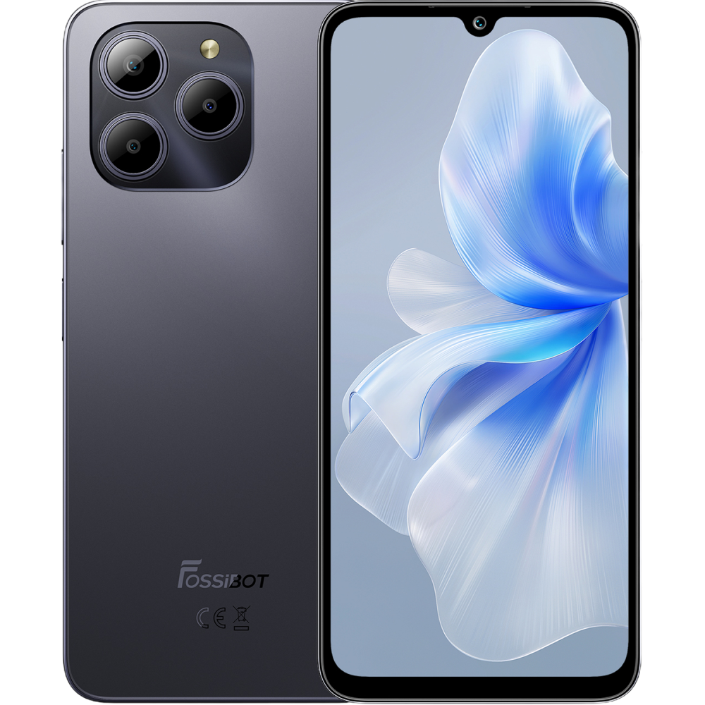 Telefon Fossibot S2, 4G, 6.7-inch, Helio G85, 8GB RAM + 256GB, NFC, 5000mAh, Android 14, Gray