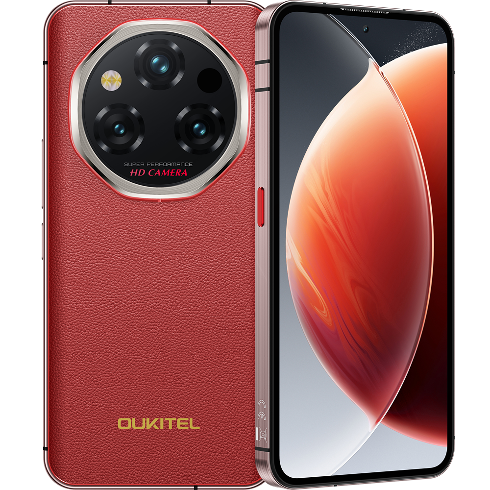Telefon Oukitel WP210, 5G, Dimensity 8200, 6.7   120Hz AMOLED, 12GB RAM, 512GB, NFC, Android 15, Red