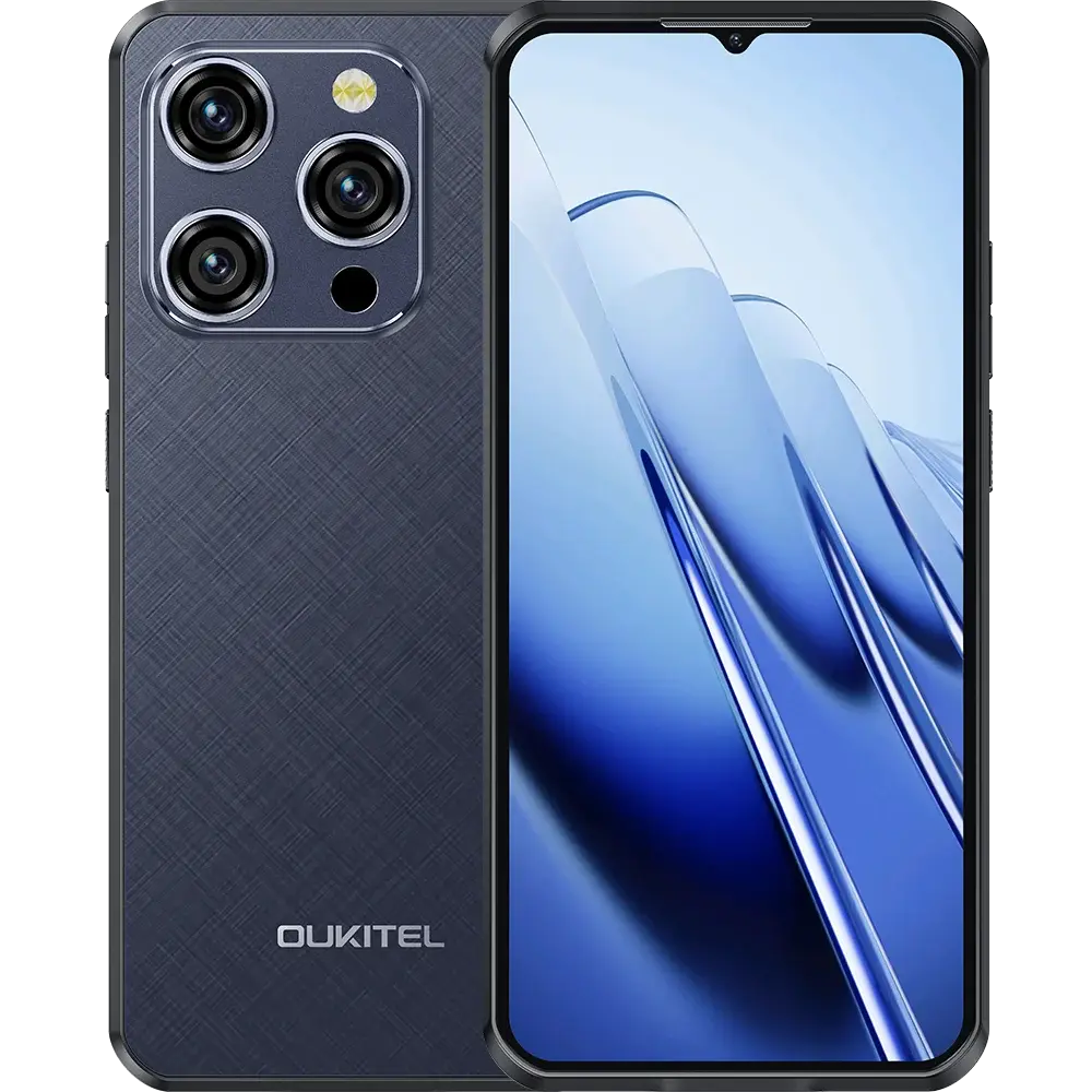 Telefon rezistent Oukitel WP52, 5G, 6.6  , 256GB, NFC, Senzor Amprenta, 6500mAh, Android 14, Blue