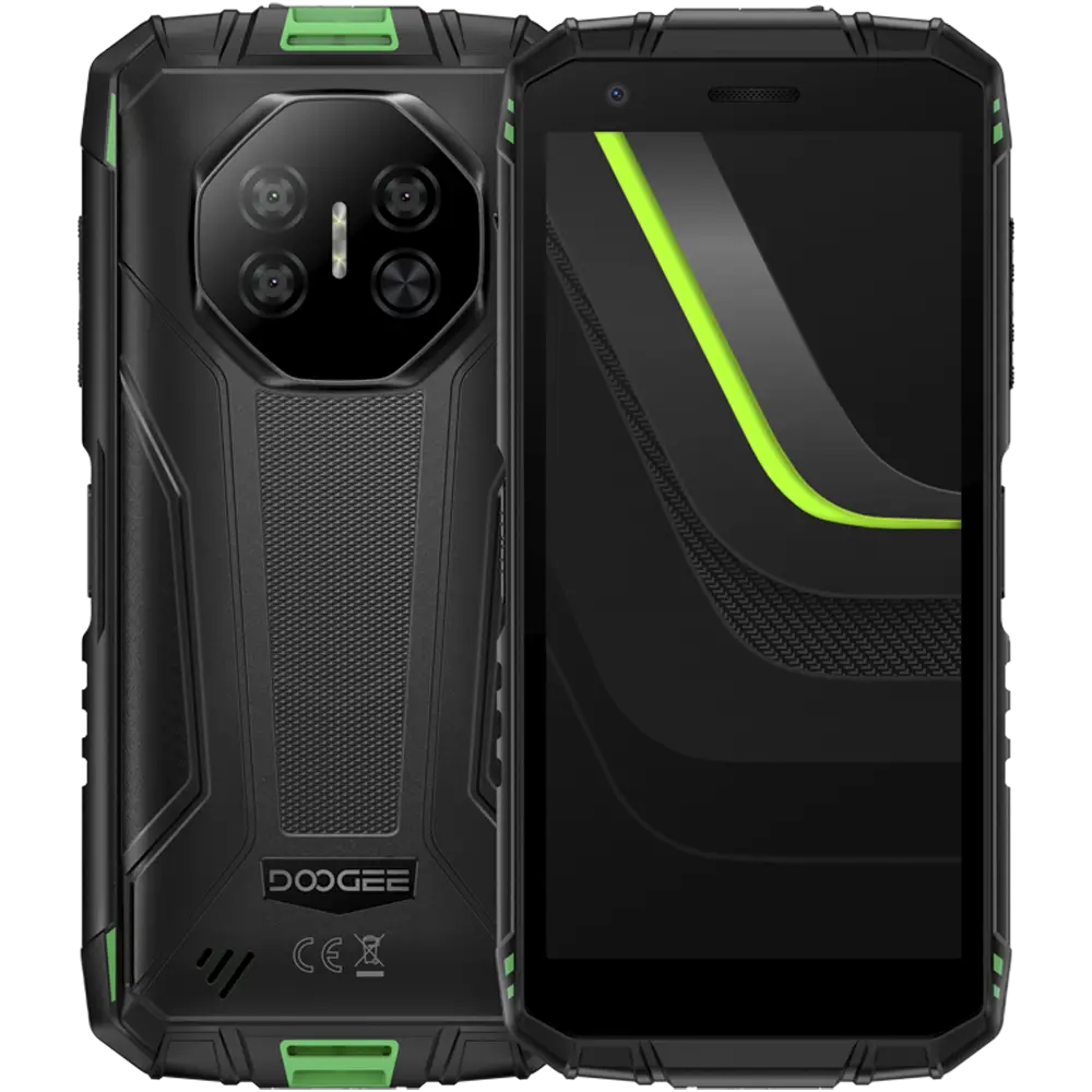 Telefon Doogee Fire 3 4G Dual SIM 5.5-inch IPS 8-Core 64GB NFC 8350mAh Android 15 Green