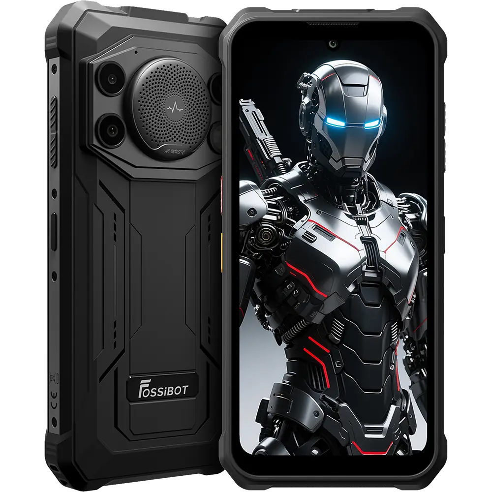 Telefon rugged Fossibot F110 Pro, 5G, 6.75-inch, Dimensity 6300, 8GB RAM + 128GB, NFC, Difuzor Puternic 128dB, Android 15, Gray