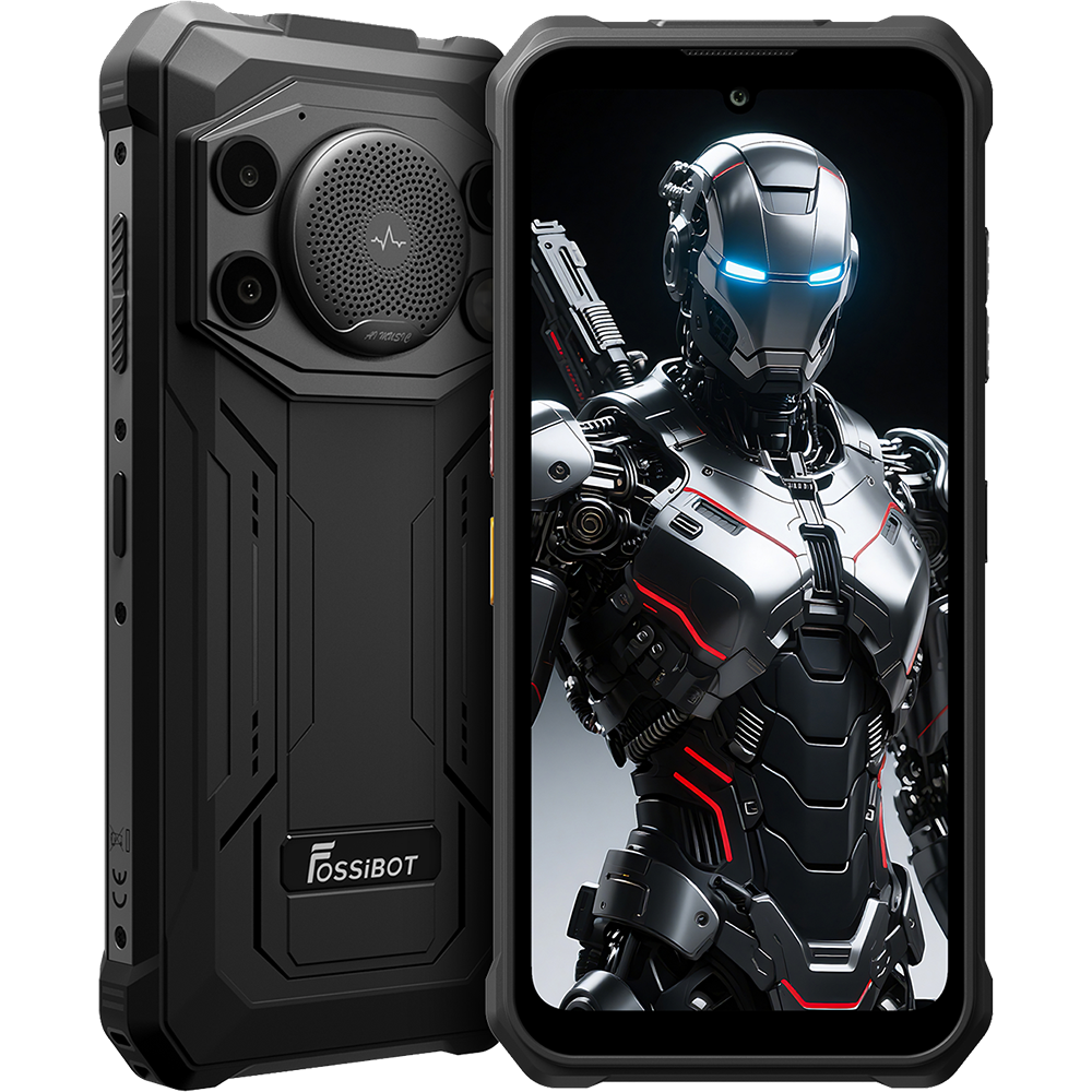 Telefon rugged Fossibot F110 Pro, 5G, 6.75-inch, Dimensity 6300, 8GB RAM + 128GB, NFC, Difuzor Puternic 128dB, Android 15, Gray