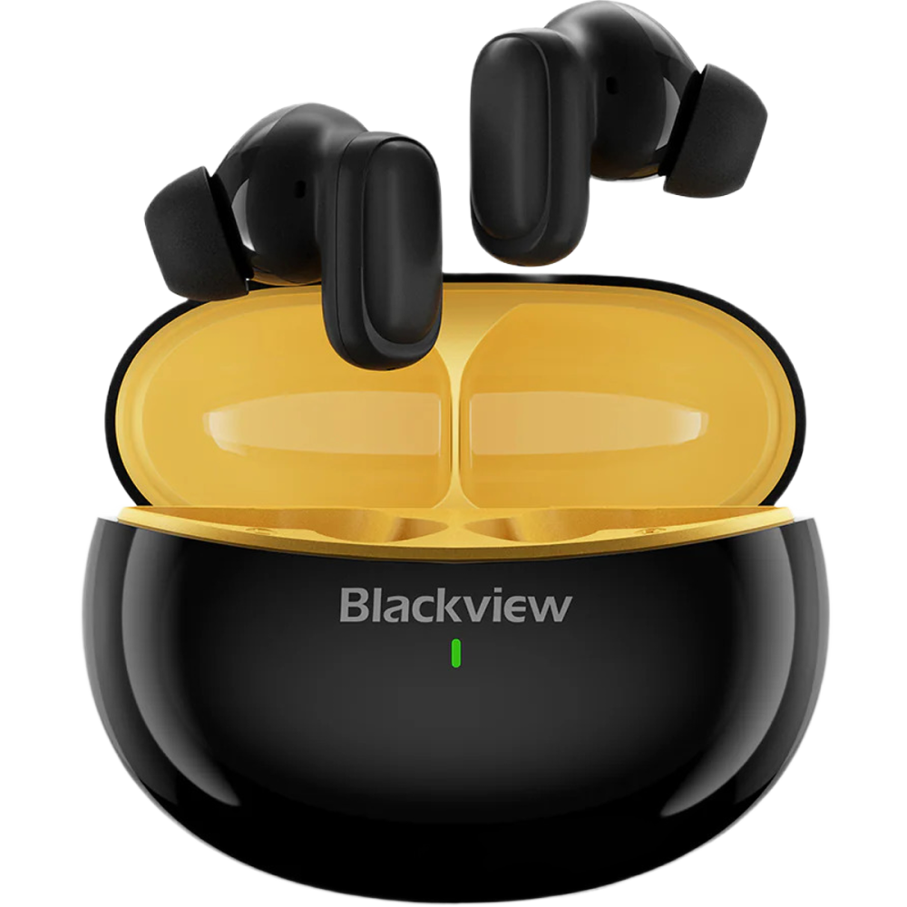 Casti wireless in-ear Blackview AirBuds 30, AI Real-time Translator, Bluetooth 5.4, IPX7, Carbon Black