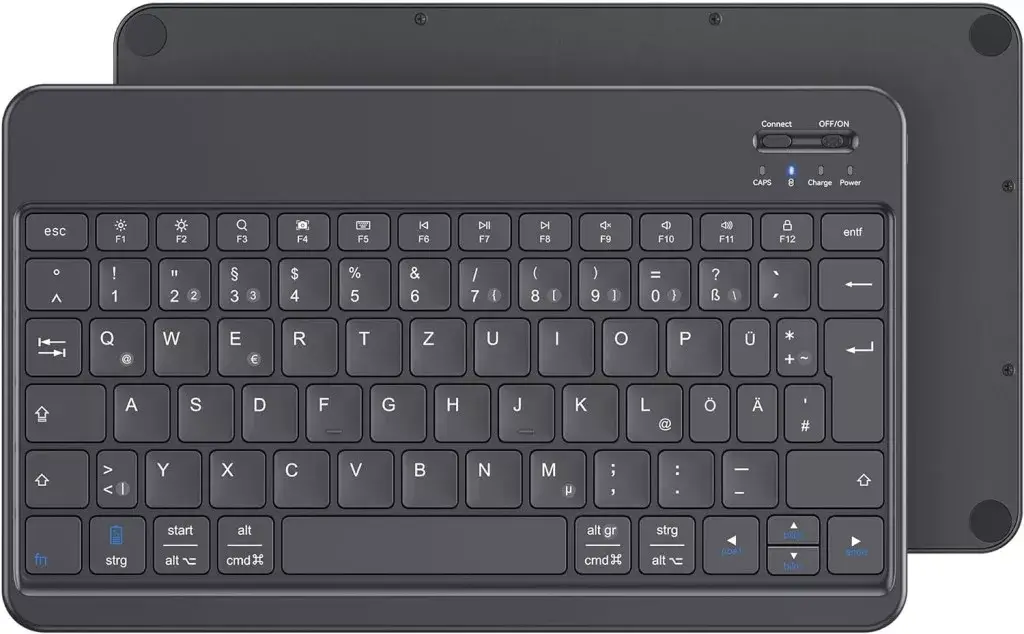 Tastatura Tableta Keyboard Bluetooth Universal EN Black Bulk