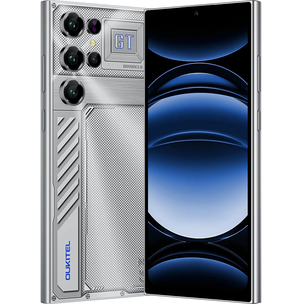 Telefon Oukitel C61 GT, 4G, 6.88   90Hz, T606, 128GB, 5150mAh, GPS, Android 15, Silver