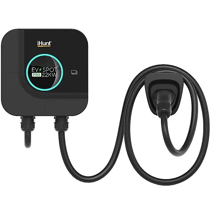 Statie de incarcare cu monetizare iHunt EV PRO 3.5 - 22 kW putere reglabila, AC, Type 2