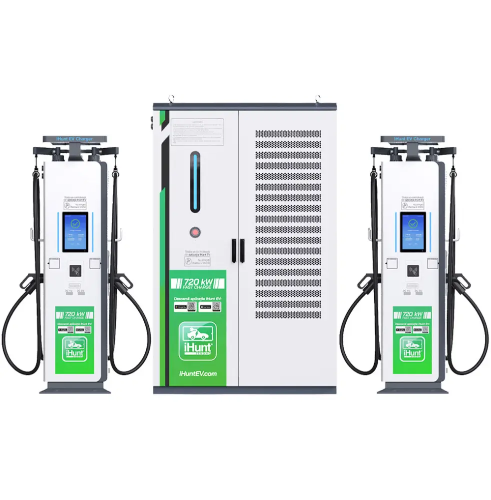 Statie de incarcare Hyper Charger cu monetizare iHunt EV DC V5 720KW 4xCCS2 - Integrare iHuntEV