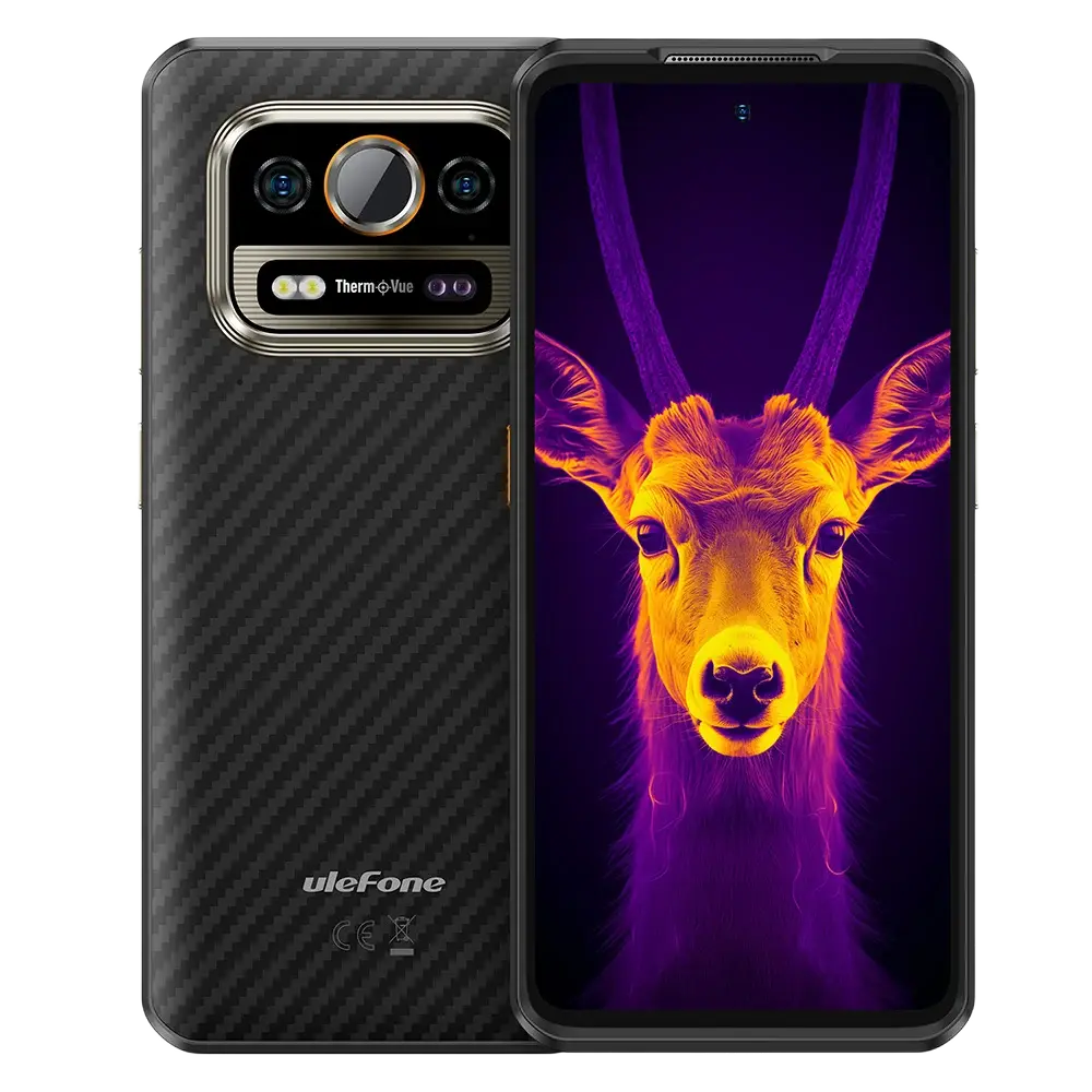 Telefon rugged Ulefone Armor 25T Pro Thermal, 5G, Dimensity 6300, 8GB RAM, 256GB, NFC, ThermoVue Turbo, Android 15