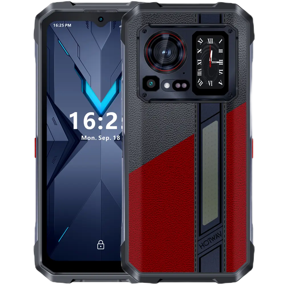 Telefon Hotwav Hyper 7 Pro Dimensity 7050 5G 256GB NFC Dual Screen Magma Red
