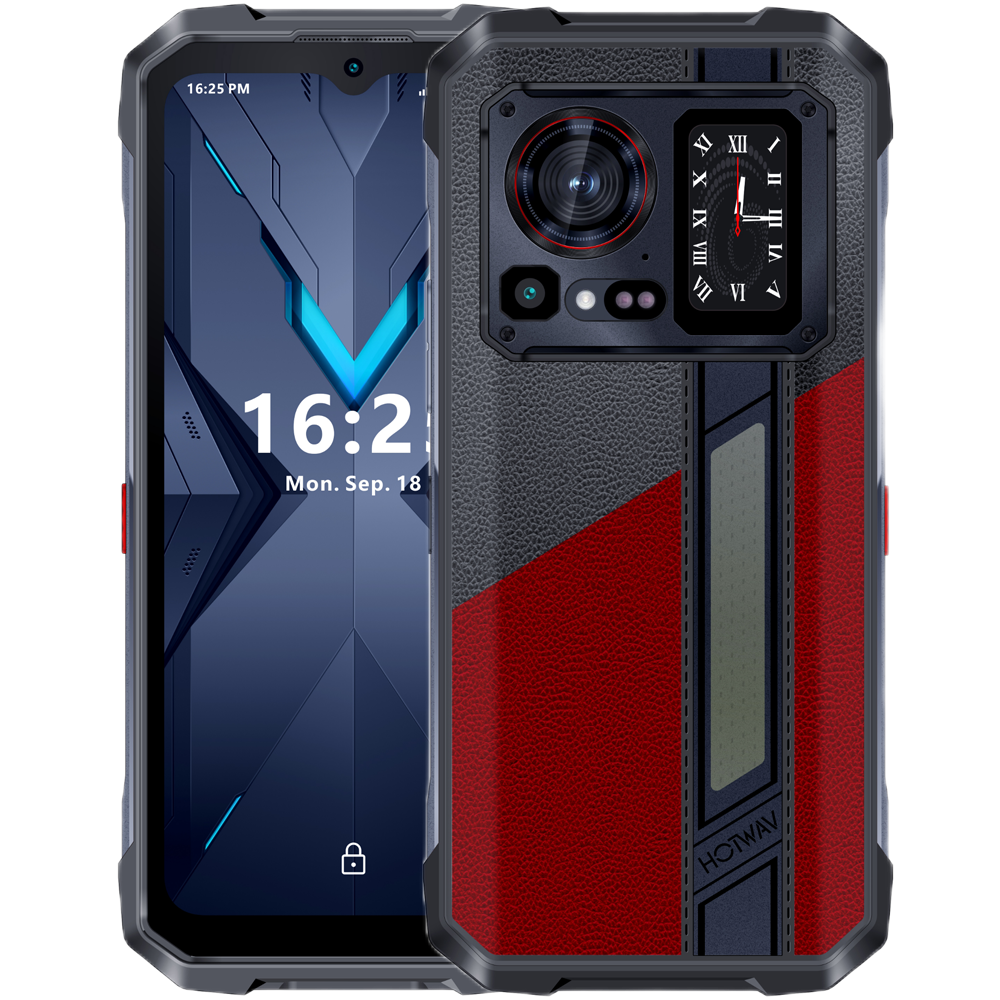 Telefon Hotwav Hyper 7 Pro Dimensity 7050 5G 256GB NFC Dual Screen Magma Red
