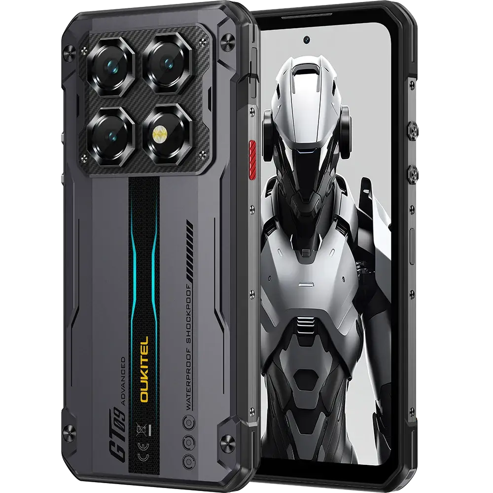 Telefon rugged Oukitel WP60, 5G, 7.2   IPS 120Hz, Dimensity 7025, 8GB RAM, 256GB, NFC, Android 15, Black