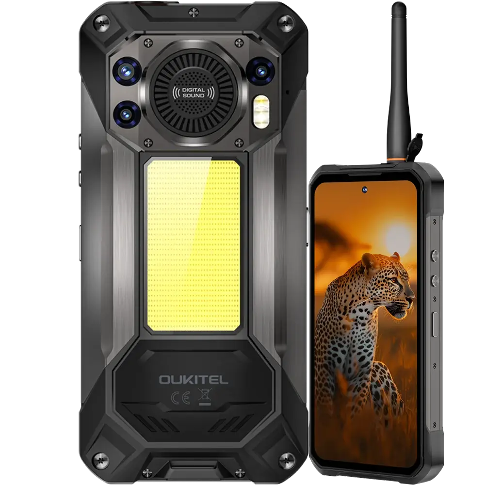 Telefon rugged Oukitel WP61 Plus, 5G, 6.8-inch 120Hz, Dimensity 7025, 12GB RAM, 512GB, NFC, 2W DMR Walkie Talkie, 20000mAh, Android 16