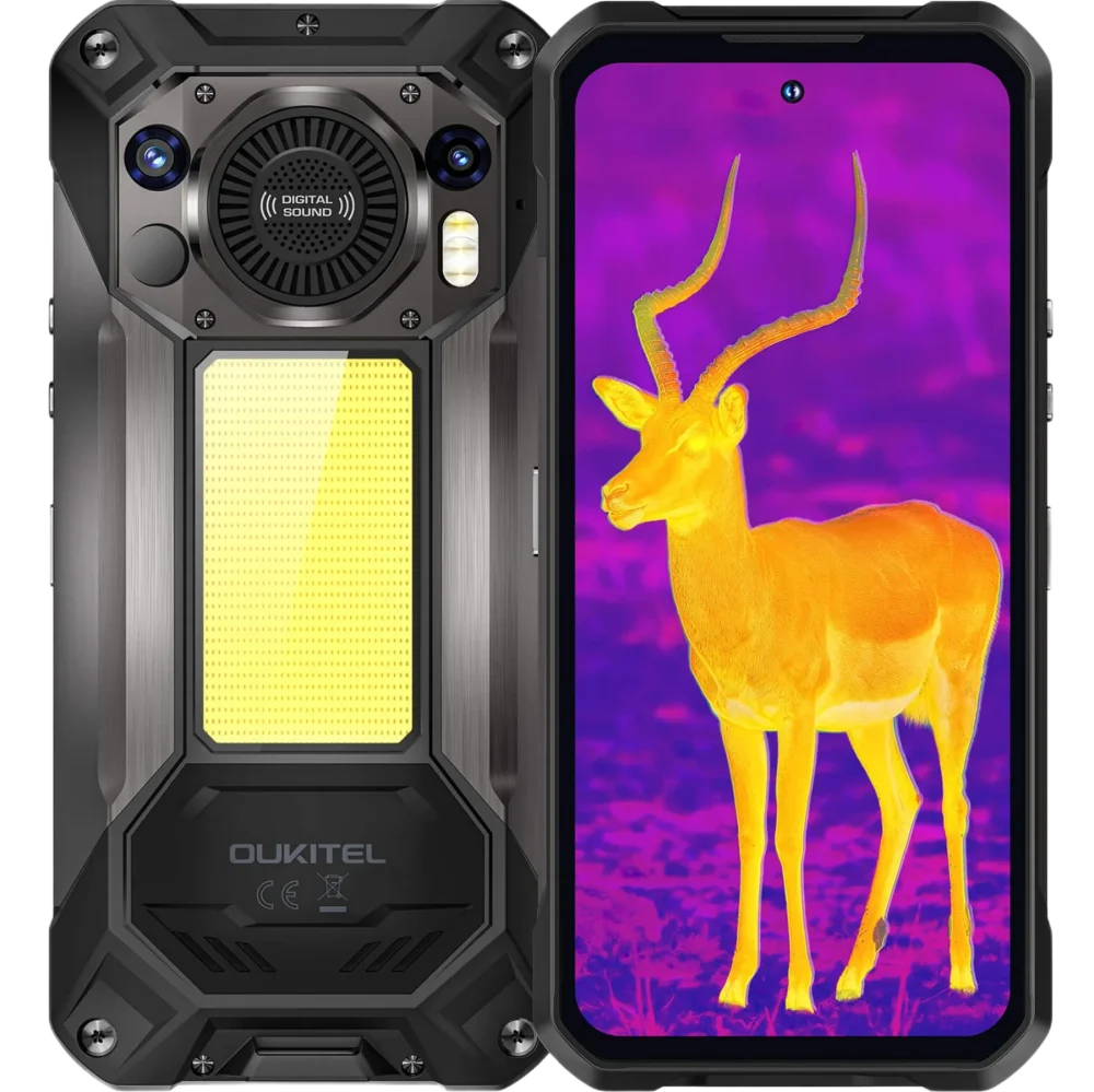 Telefon rugged Oukitel WP61 Ultra Thermal, 5G, 6.8-inch 120Hz, Dimensity 7025, 12GB RAM, 512GB, NFC, 20000mAh, Android 16