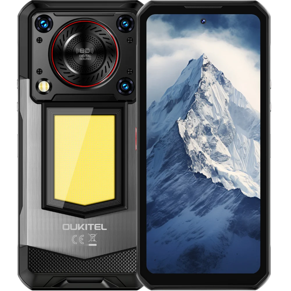 Telefon rugged Oukitel WP56, 5G, 6.8   120Hz, 12GB RAM, 512GB, 16000mAh, NFC, Android 15, Black