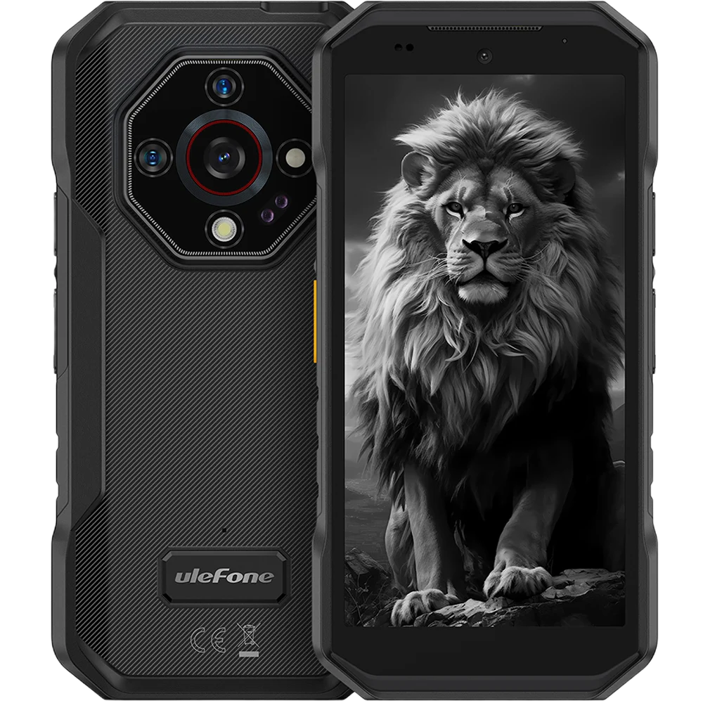 Telefon rugged Ulefone Armor X32 Pro, 5G, 5.65   90Hz, 8GB RAM, 256GB, NFC, Android 15, Black