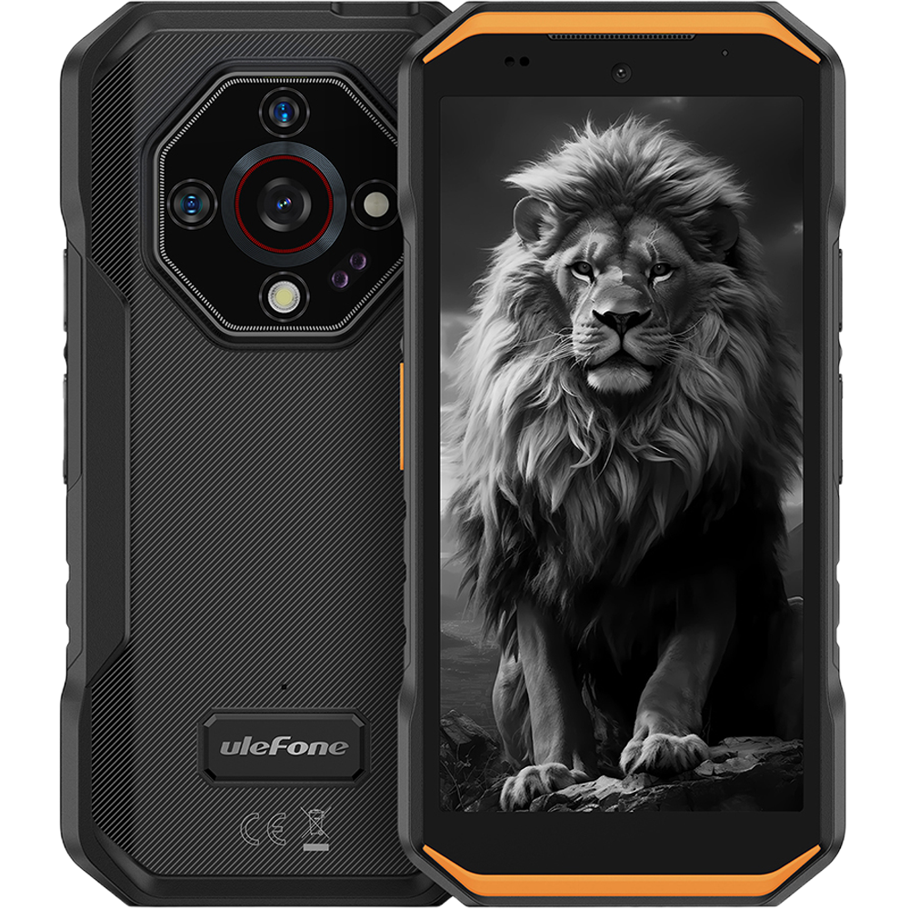 Telefon rugged Ulefone Armor X32 Pro, 5G, 5.65   90Hz, 8GB RAM, 256GB, NFC, Android 15, Orange