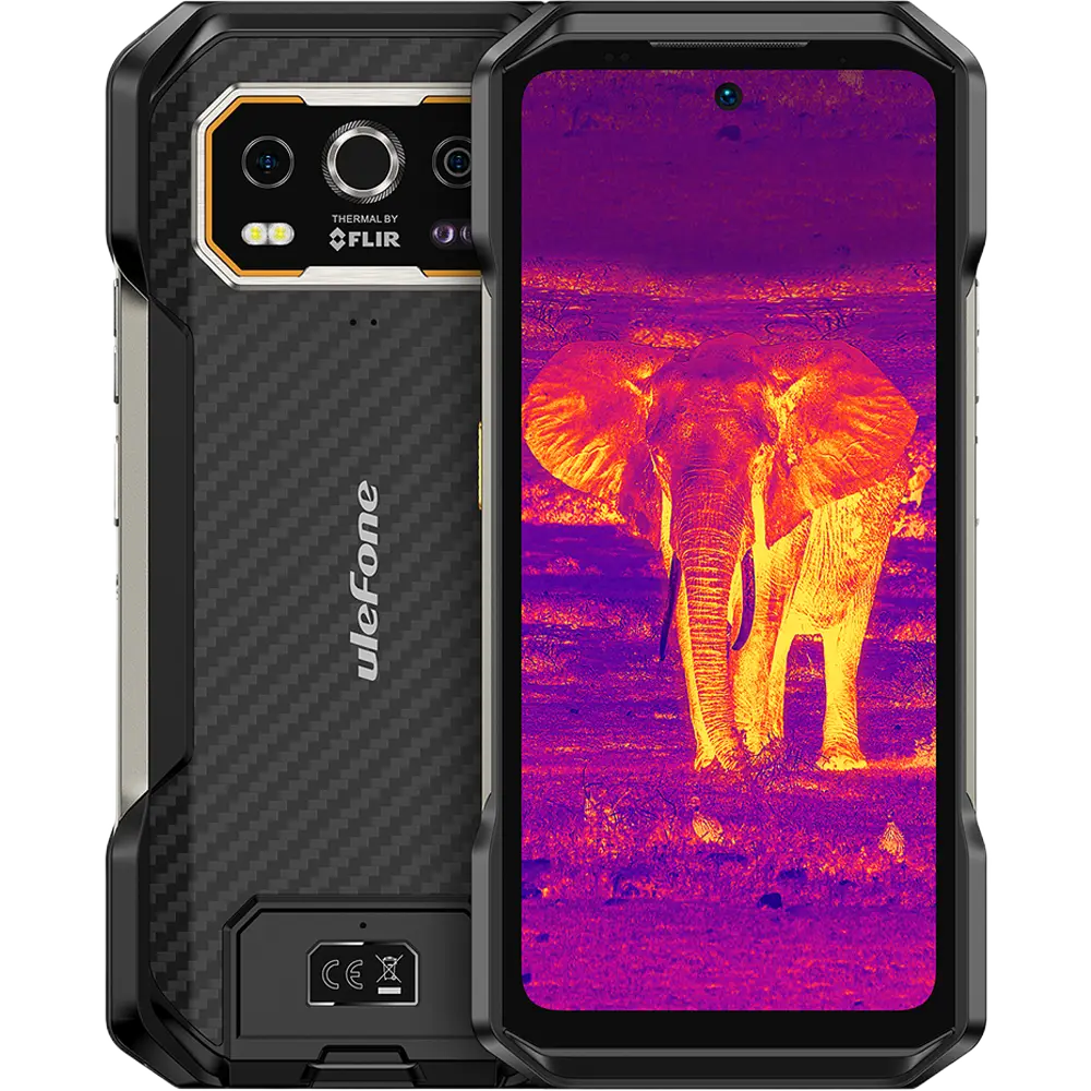 Telefon rugged Ulefone Armor 27T Thermal by FLIR, 4G, 6.78   120Hz, Helio G99, 12GB RAM, 256GB, NFC, Android 15