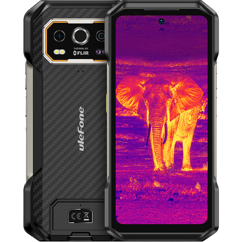 Telefon rugged Ulefone Armor 27T Thermal by FLIR, 4G, 6.78   120Hz, Helio G99, 12GB RAM, 256GB, NFC, Android 15