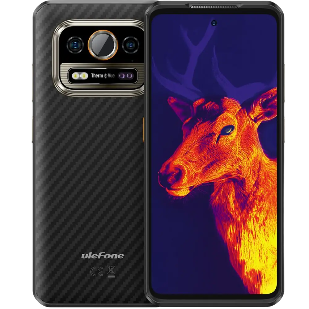 Telefon rugged Ulefone Armor 25T Thermal, 4G, Helio G99, 8GB RAM, 256GB, NFC, ThermoVue Turbo, Android 15