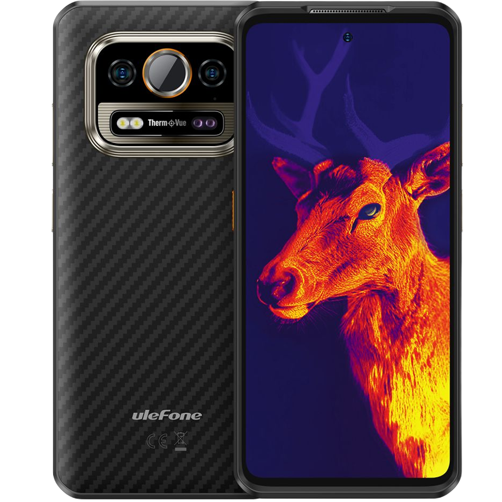 Telefon rugged Ulefone Armor 25T Thermal, 4G, Helio G99, 8GB RAM, 256GB, NFC, ThermoVue Turbo, Android 15
