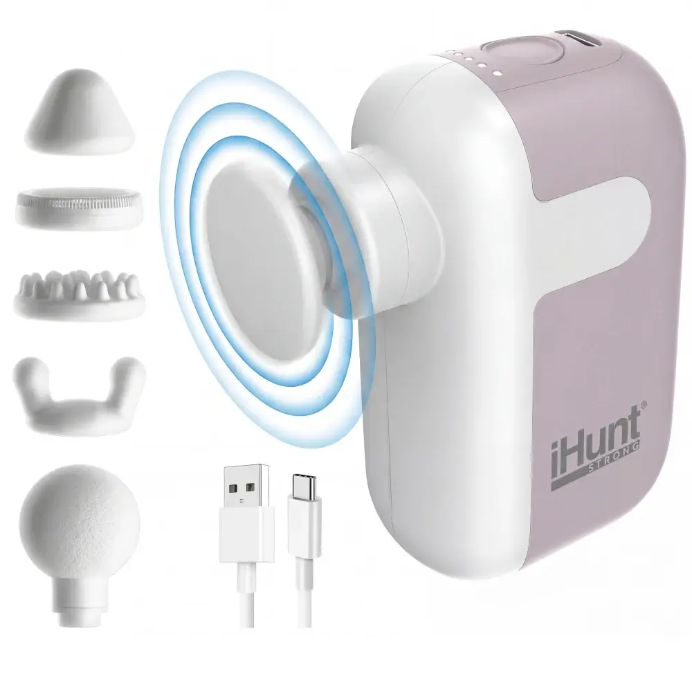 Pistol de masaj profesional iHunt Massage Pulse Gun Ultra, Percutie profunda, Masaj muscular