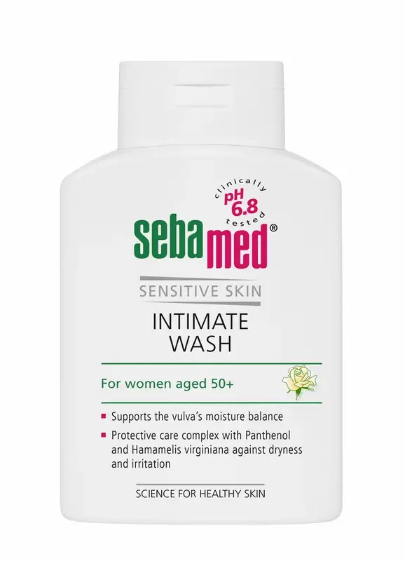 Gel pentru igiena intima cu pH 6.8 Sensitive Skin, 200 ml, Sebamed