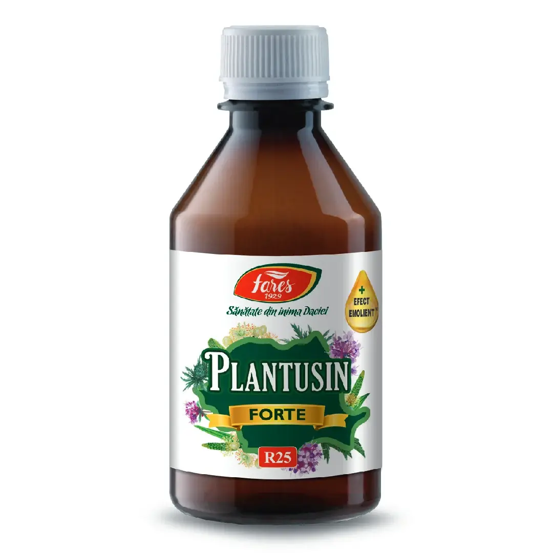 Sirop Plantusin Forte, 250 ml, Fares