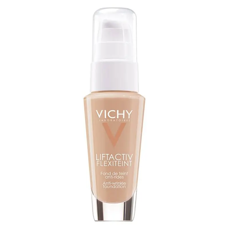 Fond de ten antirid nuanta 25 Nude Liftactiv FlexiTeint, 30 ml, Vichy