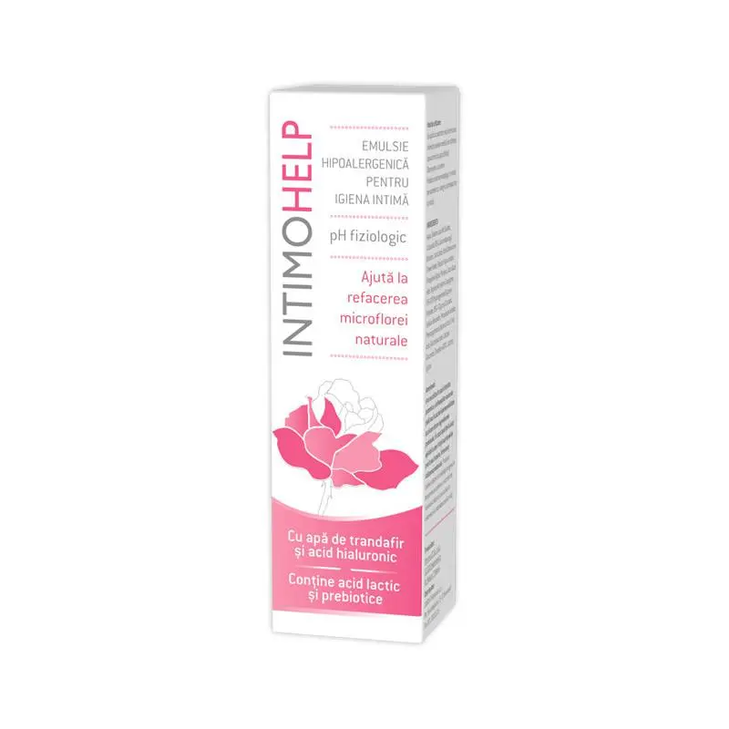 Emulsie hipoalergenica pentru igiena intima IntimoHelp, 400 ml, Zdrovit