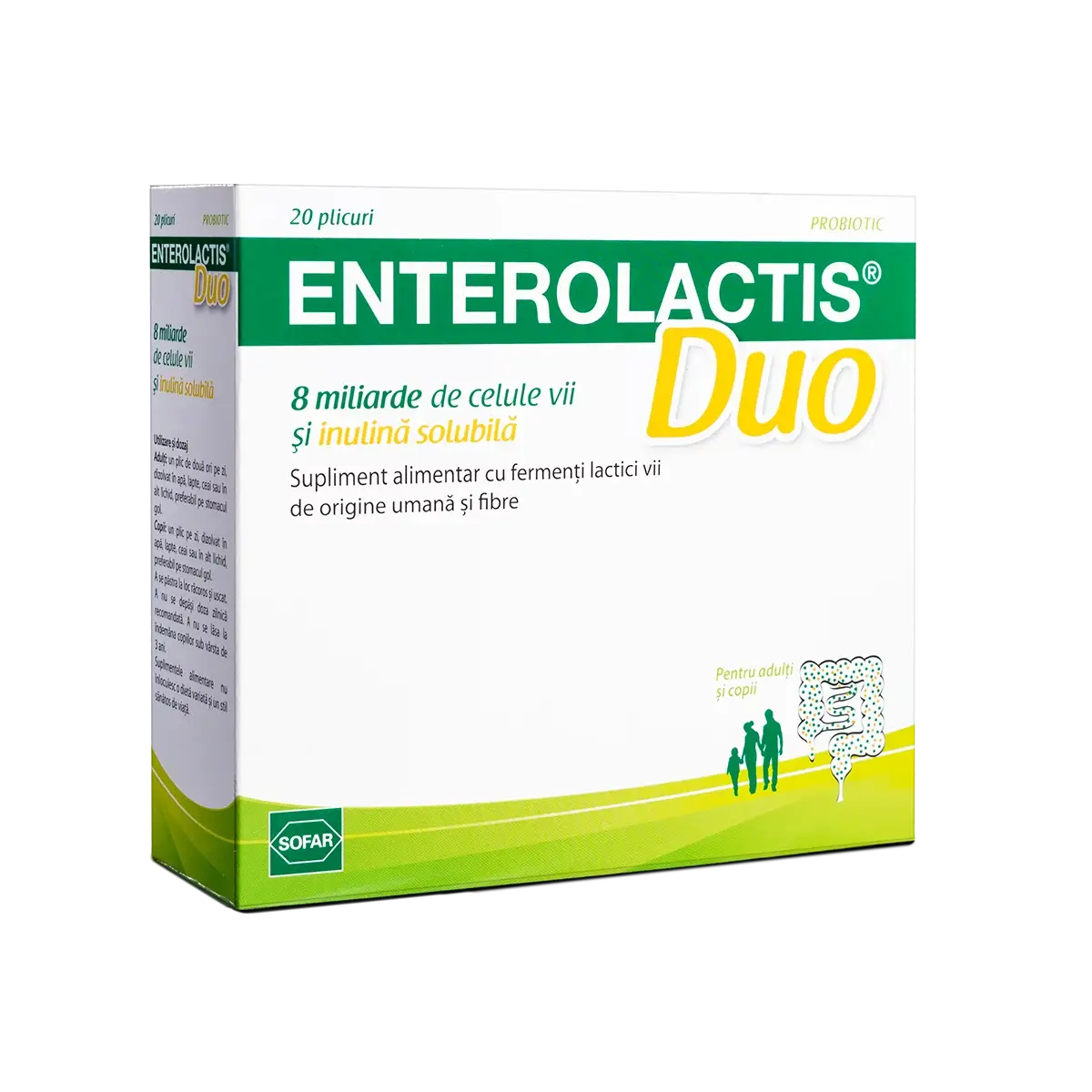 Sofar Enterolactis Duo, 20 plicuri